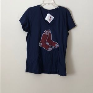 V-neck Red Sox shirt